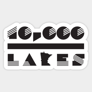 10k LAKES Sticker